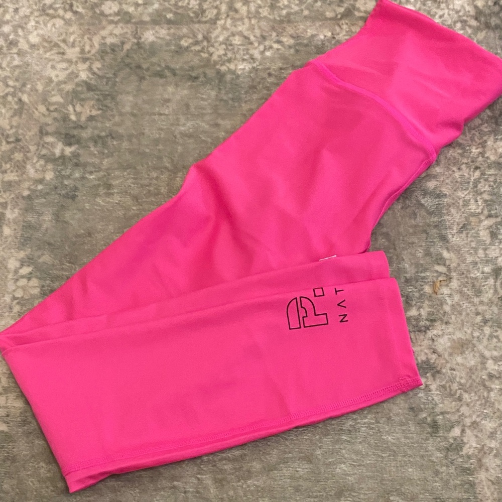 NWOT P.E Nation Vibrant Pink Kids Leggings
